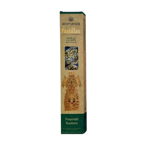 Pastillas Orgánicas Vainilla con Menta - Aromanza